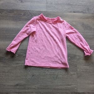 H&M Pink Toddler Ruffle Shirt 12-18 Months